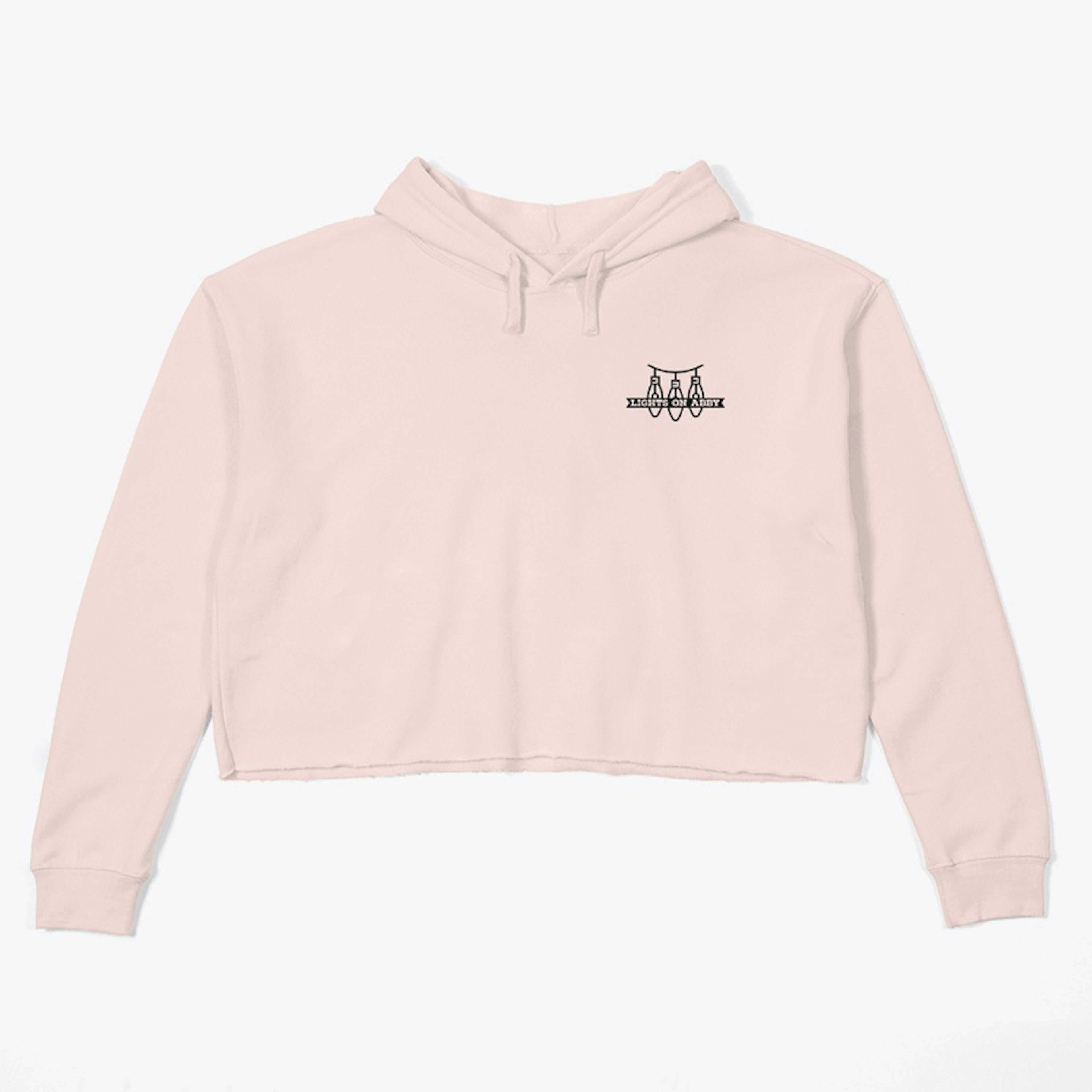 Lights on Abby Cropped Hoodie - BL