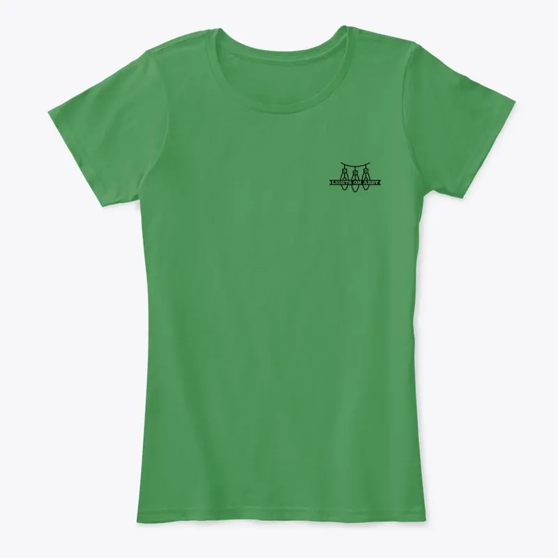 Lights on Abby Comfort Tee - BL